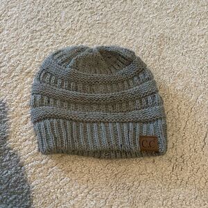 C.C Gray Knit Beanie